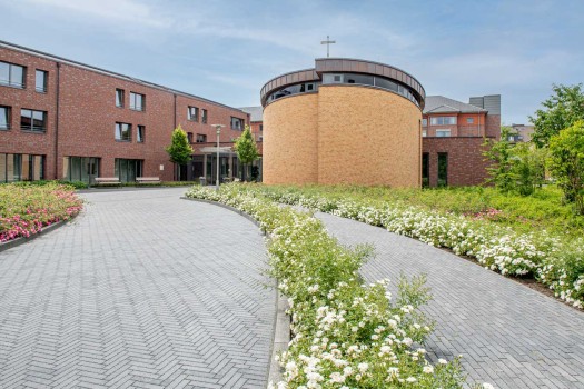 Münster (D), Neubau Konvent Mauritz Casa, Brikk Basalt-grey textured.
