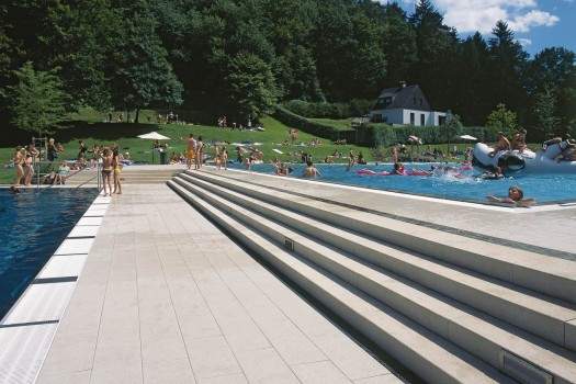 Rösrath-Hoffnungsthal (DE), open air swimming pool, Arcadia Object color.