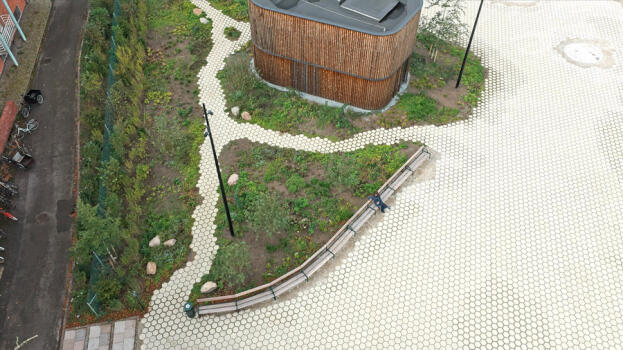 Frederiksberg (DNK), Town Hall, Asak Flyt Cubus Objectcolour 1418. I © by ASAK, Norway