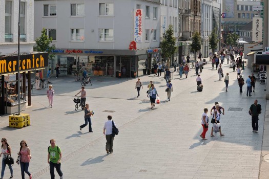 Bergisch Gladbach (D), Pedestrian zone, Boulevard Finoverde.