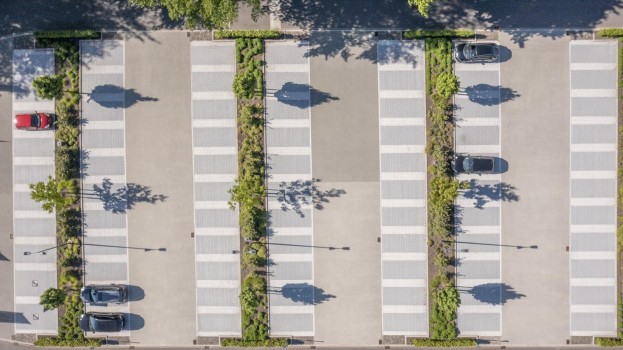 Waterworld Wiehl (D), Parkingplace, Boulevard Silver grey and Quartz grey.