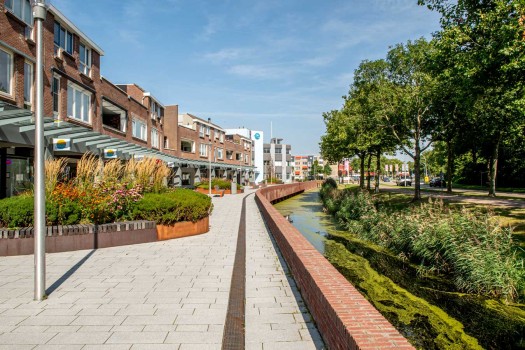 Hellevoetsluis, Pedestrian zone, Boulevard Sand beige.