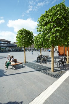 Dinslaken (D), Neutorplatz, Boulevard special colour.