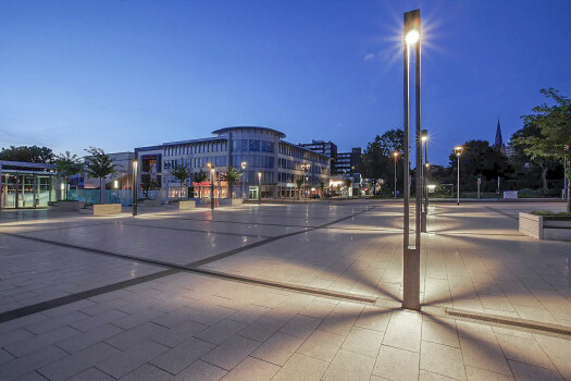 Herne (D), Willi-Pohlmann-Platz, Boulevard Grassano and Nardo.