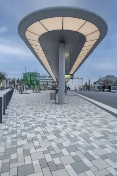 Remscheid (D), Bus station, Corio Colour 12.01, 12.05 and 14.01.