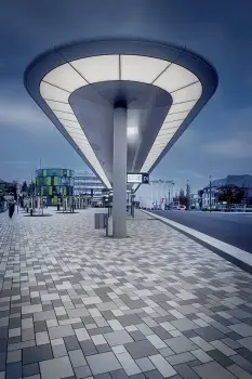 Remscheid (D), Bus station, Corio Colour 12.01, 12.05 and 14.01.