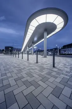 Remscheid (D), Bus station, Corio Colour 12.01, 12.05 and 14.01.