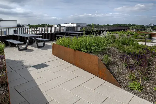 Köln, Dachterrasse RWZ, Arcadia Lugano.