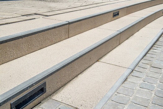 Waldeck (D), City centre, ConceptDesign steps Beige.
