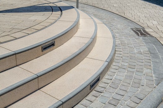 Waldeck (D), City Centre, ConceptDesign steps Beige.