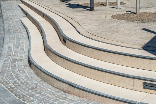 Waldeck (D), City centre, ConceptDesign steps Beige.