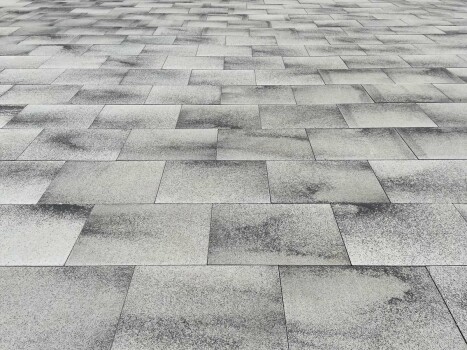 Bükfürdö, Ungarn, Spa Promenade, Umbriano Granietgrey white.