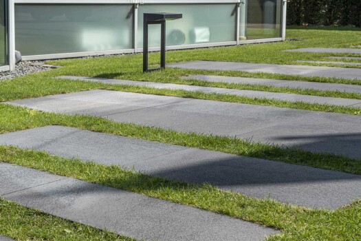 Monheim (D), Company headquater, Umbriano Grau anthracite, textured.