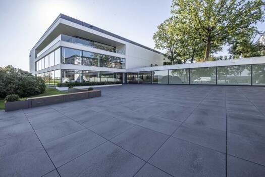 Menden (D), Company headquater, Umbriano Grau anthracite, textured.