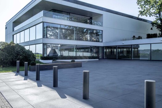 Menden (D), Company headquater, Umbriano Grau anthracite, textured.