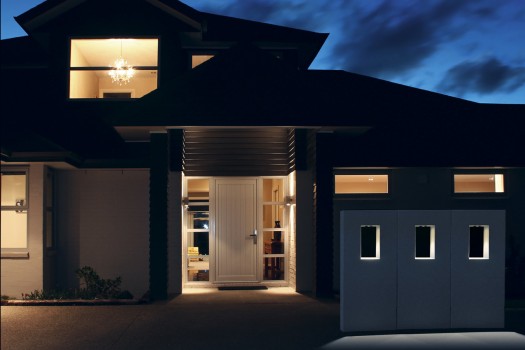Alessio ConceptDesign beton grey smooth, with LichtDesign LED-Strip.
