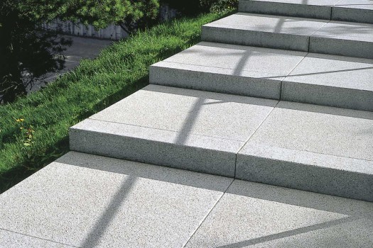 Alessio as Steps, granitegrey-white.