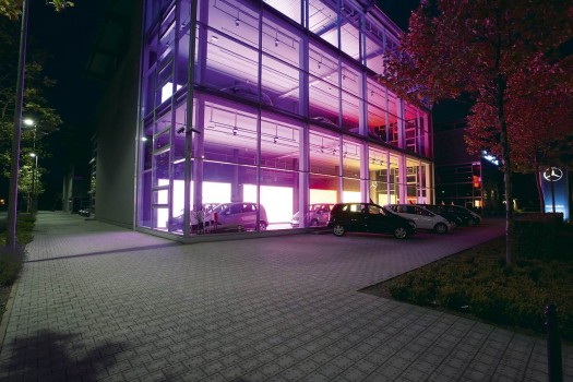 Köln (DE), Mercedes Benz, AquaSix granite in combination with La Linia object color.