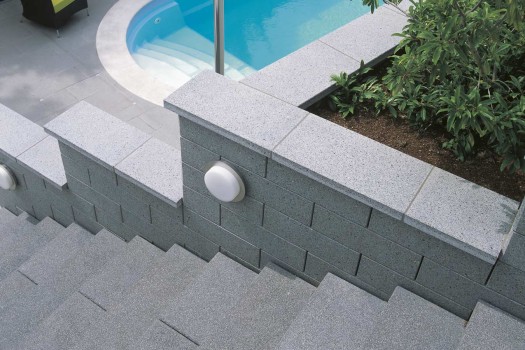Privat object, BelMuro Grassano in combination with Tocano steps diamantgrey.