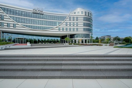 Leusden (NL), AFAS Experience Center, Tocano-steps CD 3501 in combination met Palladio 11.01, 11.05,13.03 and 13.05.