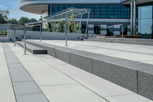 Leusden (NL), AFAS Experience Center, Tocano-steps CD 3501 in combination met Palladio 11.01, 11.05,13.03 and 13.05.